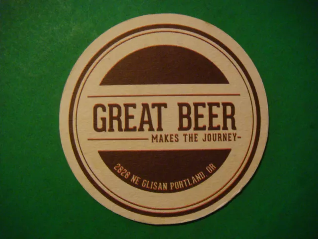 Beer Brewery Coaster: MIGRATION Brewing Company ~ PORTLAND, OREGON Craft Brewery