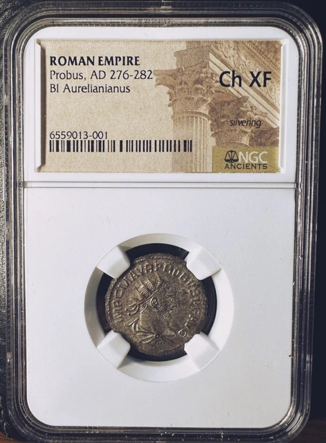Roman Empire Probus BI Aurelianianus 276-282 AD NGC XF