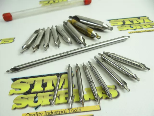 17Pc Assorted Hss Combination Drill & Countersinks #1 #2 #3 1/8" #4 F-1 #5 & #6