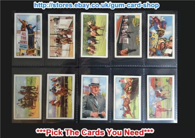 Gallaher - Racing Scenes 1938 (G) ***Pick The Cards You Need***