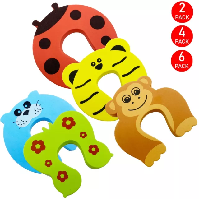 Foam Door stopper Baby Child Kids Safety Animal styler Finger Protector Guard 2