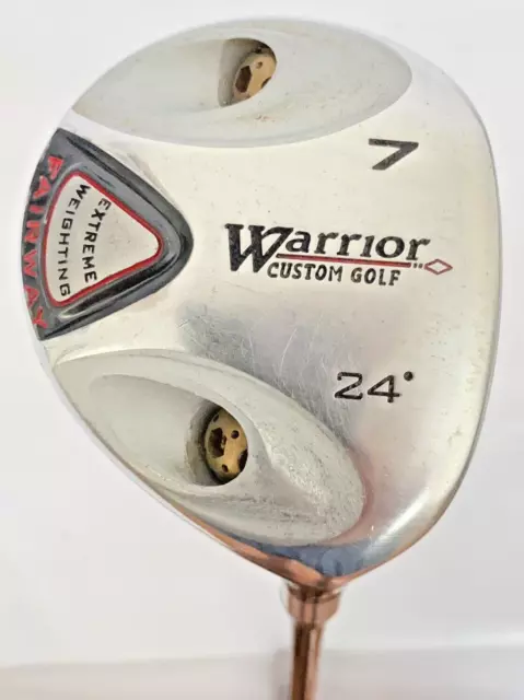 Warrior Custom Golf Fairway 7 Wood 24 degree Graphite RH Extreme Weighting Club