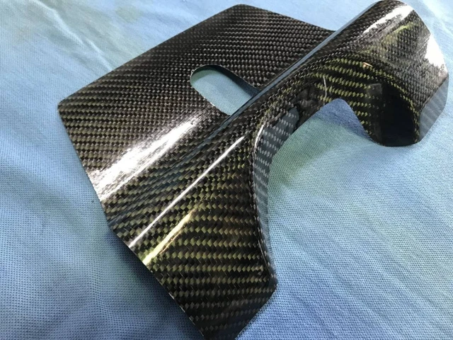 For Nissan R32 GTR BNR32 HCR32 Carbon Rear Bumper Exhaust Heat Shield Cover F/S