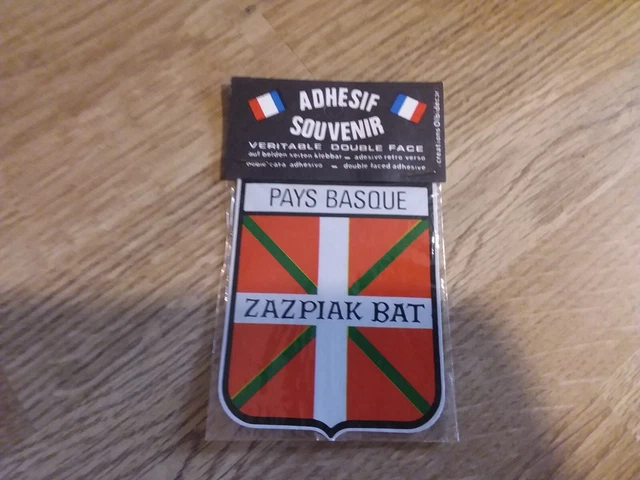 Autocollant Basque Sticker Euskal Herria Adhésif 64 - Autocollant Sticker Plaque Immatriculation Département Blason