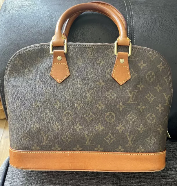 LOUIS VUITTON VINTAGE Alma PM Designer Handbag Bag 100% Authentic