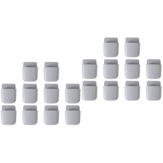 20 Pcs Utensil Holder Caddys Storage Box Wall Mount Tv Bracket Hanger