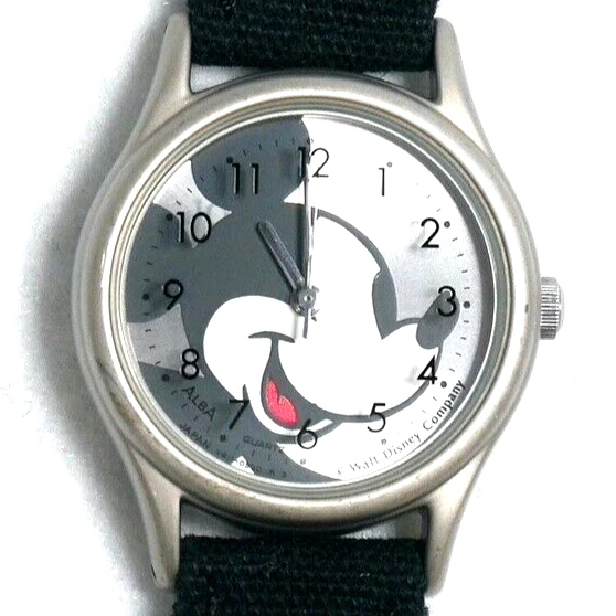 Disney Orologio analogico da uomo al quarzo giapponese con cinturino in pelle NEWDS001215