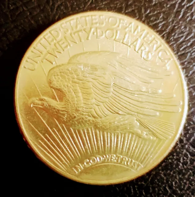 Retro USA 1933 St Gaudens $20 Double Eagle. Souvenir Gap Filler. Same size as...