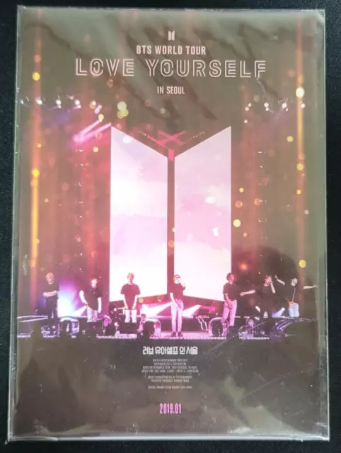 BTS Movie World Tour Love Yourself in Seoul Official Postcard Bangtan Boys kpop