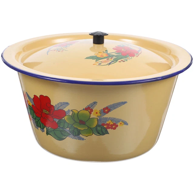 2 Ciotole Smaltate Per Alimenti - Ideali Per Zuppa, Noodles, Insalate