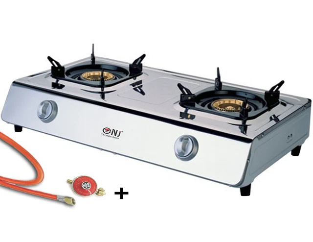 ISEASY CUISINIÈRE À gaz de 3 flammes Vitrocéramique Table de cuisson à