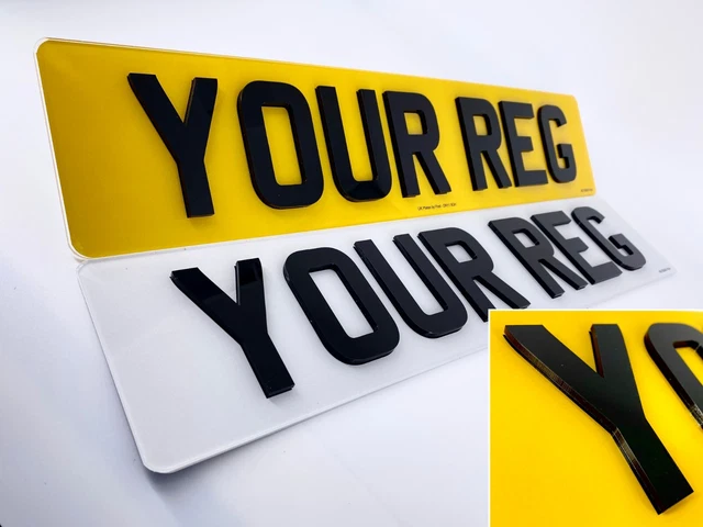 PAR DE MATRÍCULAS 3D Gel/4D PREMIUM 100% MOT Y CARRETERA LEGAL 24 HORAS