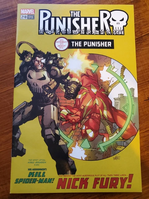 Punisher #218 (Marvel 2018)EXC SSC variant 1st app Punisher as War Machine