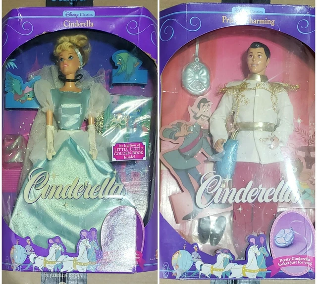 CINDERELLA PRINCE CHARMING Barbie Doll Set NIB 1991 Mattel Disney Classics £41.16 - PicClick UK