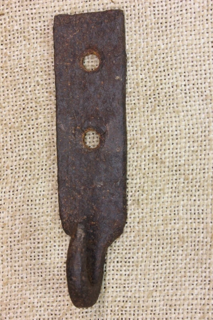 Old Hanger Hook Barn Find Smoke house Vintage 1800s Hearth Blacksmith Iron Rusty 2