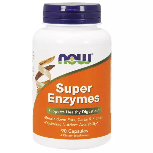 NOW FOODS, SUPER ENZYMES 90 Kapseln Supports Healthy Digestion SUPER PREIS