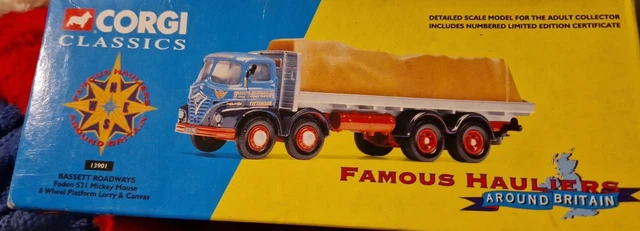 Corgi 1/50 - Foden S21 6 Roues Benne HR Johnson Ltd - Très Bon état Avec Boîte