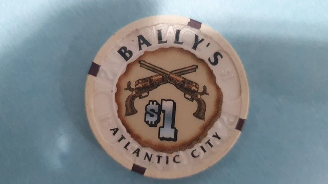 Bally's Atlantic City 1 Dollar Gaming Chip as pictured