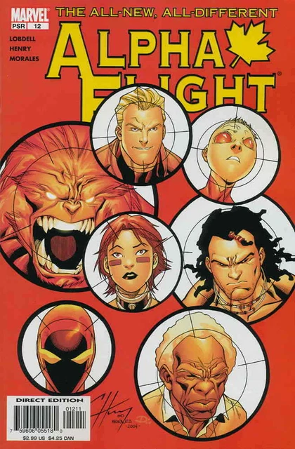 Alpha Flight #12 The All New All Different Marvel Comics April Apr 2005 (VF+)
