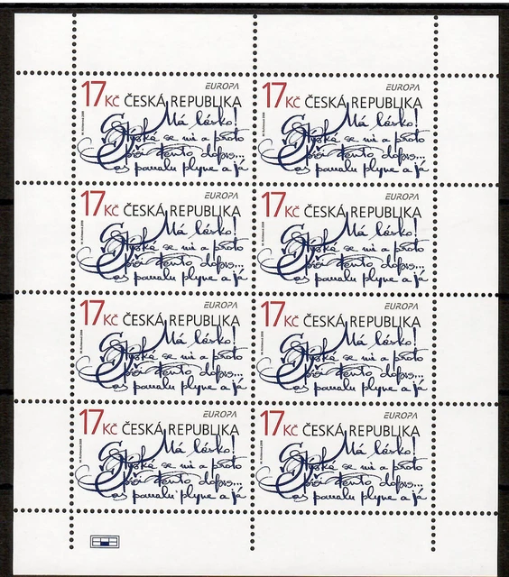Tschechische Republik 2008 - Mi. 559 "Europa/Cept" im Kleinbogen postfrisch