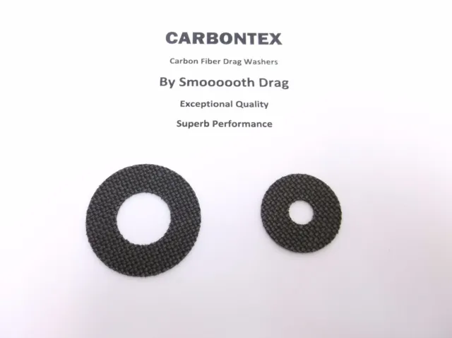 SHIMANO REEL PART - Caius CIS 151HGB - (2) Smooth Drag Carbontex Washers #SDS31