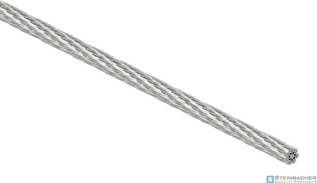 Câble en acier inoxydable Ø 2mm, 7x7, longueur 50m, V4A | STEINBACHER©
