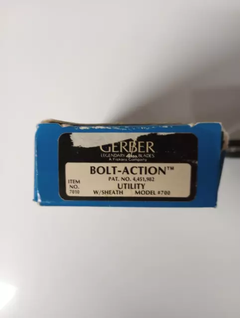 GERBER BOLT ACTION Utility model folding knife NOS Vintage RARE! $64.99 ...