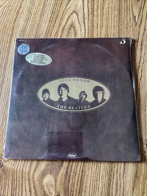 The Beatles 'Love Songs' sealed 1977 1st press embossed album w/hype sticker USA