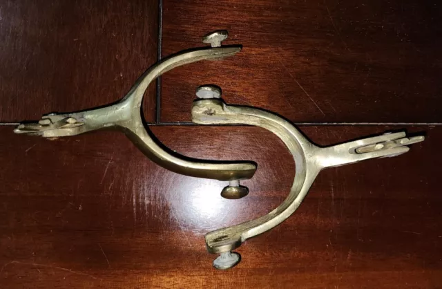 Nice Old Vintage Pair Of Western Cowboy Spurs