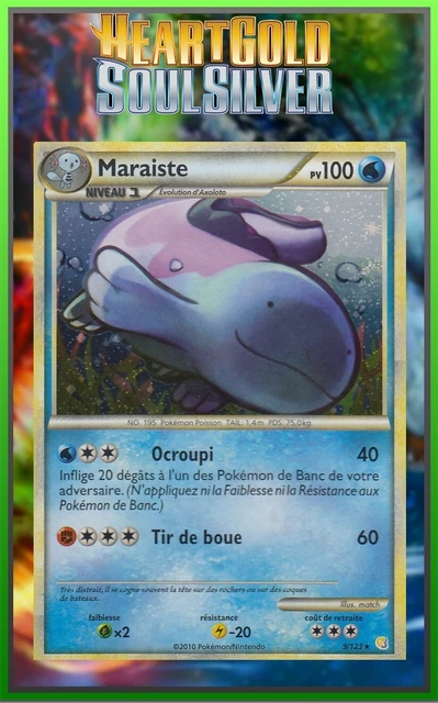 Maraiste Holo - HeartGold and SoulSilver - 9/123 - French Pokemon Card