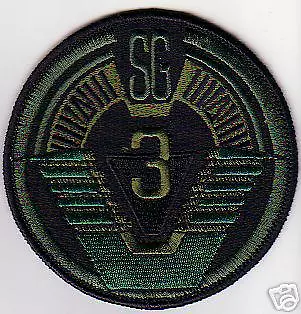 STARGATE SG-3 OLIVE DRAB PATCH - SG3od