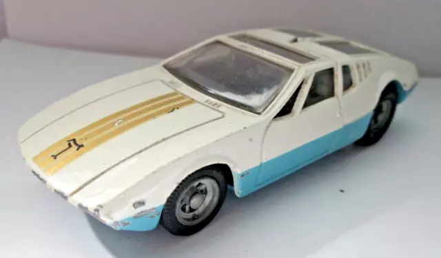 CORGI TOYS No271 GHIA 5000 MANGUSTA with DE TOMASO CHASSIS almost MINT CONDITION