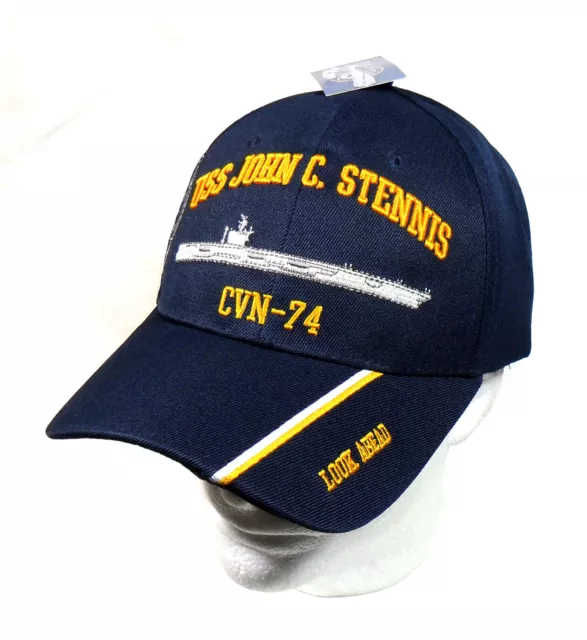 USS John C Stennis CVN-74 US NAVY SHIP HAT OFFICIALLY LICENSED BASEBALL CAP