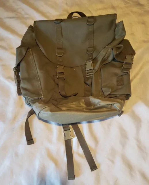 WEST GERMAN ARMY OLIVE GREEN COMBAT BACKPACK RUCKSACK Original Military