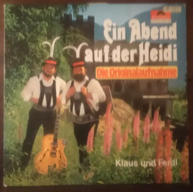 KLAUS UND FERDL    Ein Abend auf der Heidi    1973  LP    POLYDOR 2480 149