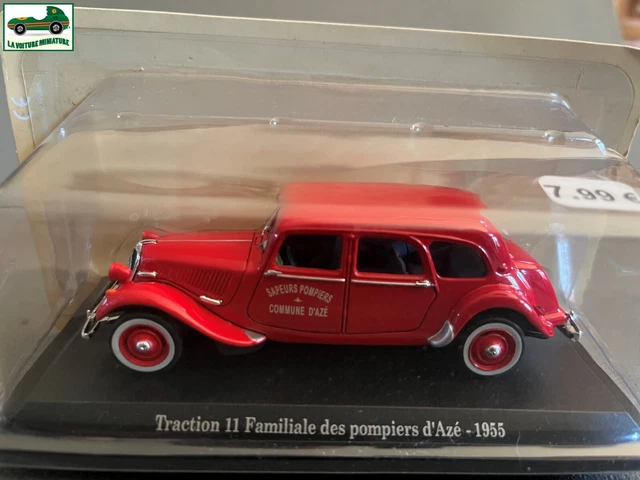 Modèle Réduit Citroën Traction 11 Familiale Des Pompiers D'Aze 1955 - Échelle 1/43 - Universal Hobbies - Neuf