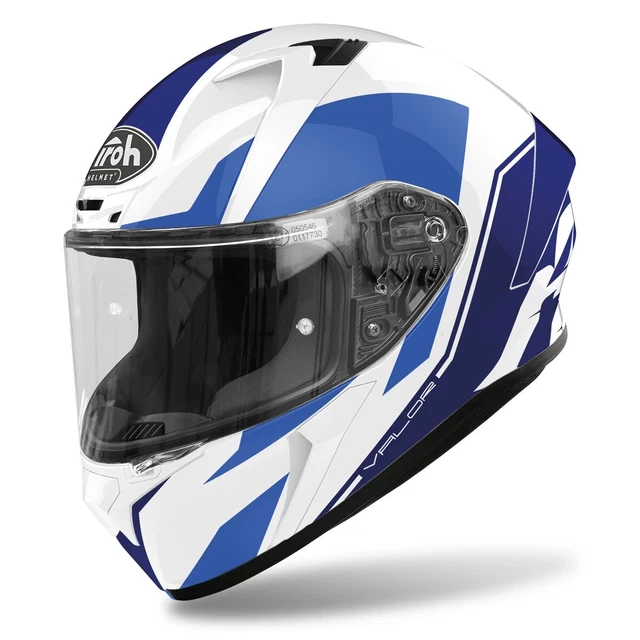 Vaw18L - Casco Integrale Airoh Valor Wings Blue Gloss Helmet Taglia L