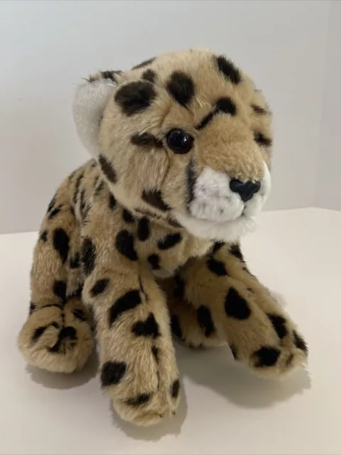 Toys R Us Animal Alley Leopard Cheetah Cat Baby Cub 10”Plush Stuffed Animal