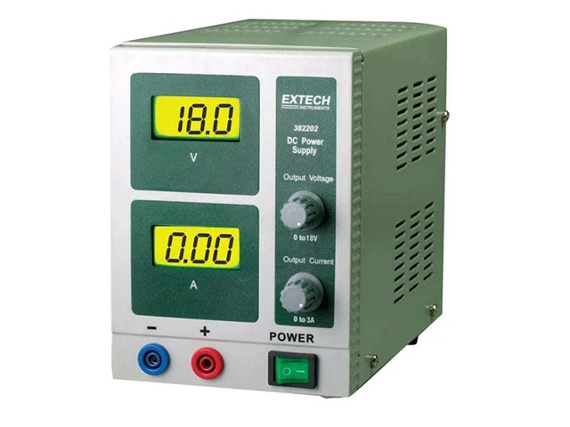 Extech 382202 18V/3A Single Output DC Power Supply