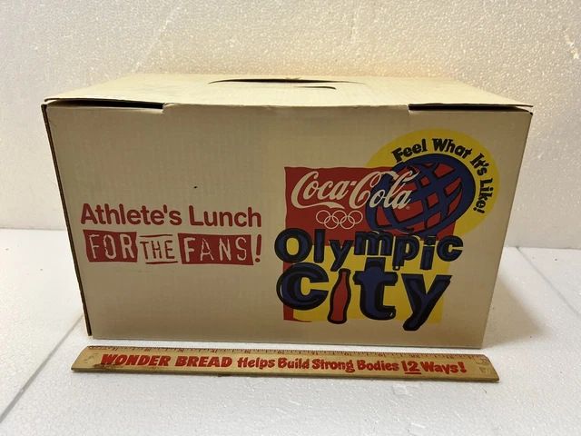 Rare 1996 Coca-Cola Olympic City Athlete’s Lunch For The Day Lunchbox