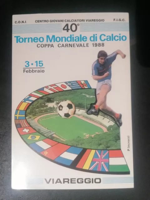 Bella Cartolina  Viareggio Torneo Calcio 1988 Annullata