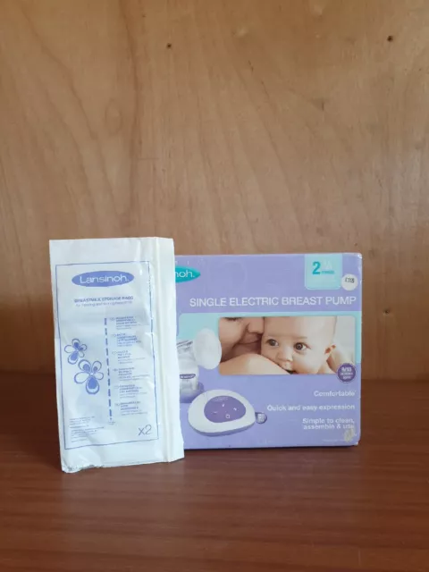 Lansinoh Single Electric Breast Pump Breastfeeding & Milk Storage Bags