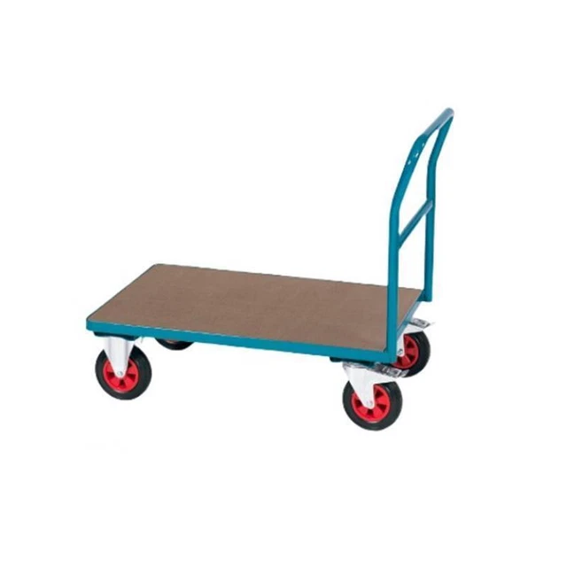 Carrello piattaforma starnuto con maniglia scorrevole tubo - portata 500 kg