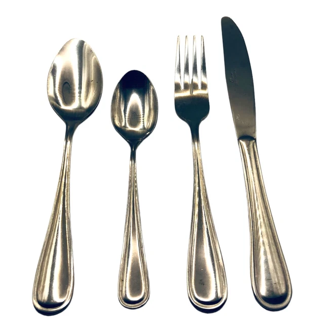 Gibson Alizza Stainless Flatware 16 Piece Lot 4 Place Settings