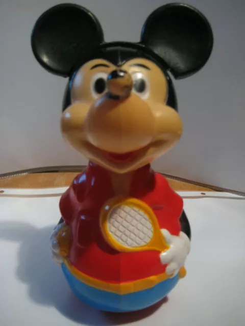 Micky Maus Mickey Mouse Stehaufmännchen Wackelfigur Educo ca. 21 cm hoch Disney