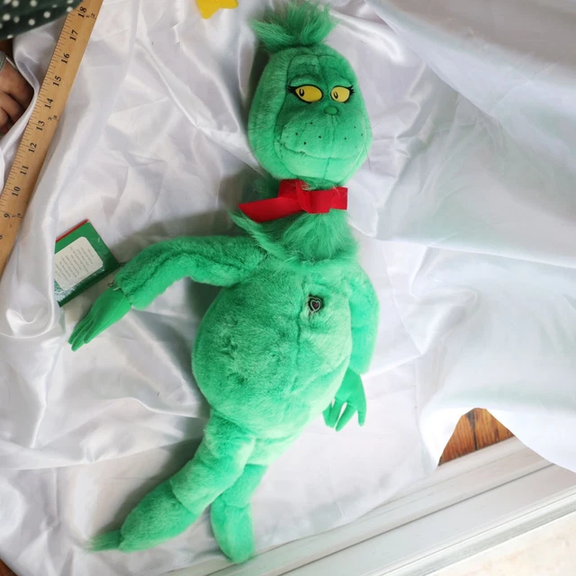 DR SEUSS THE GRINCH Plush 1997 Toy Stuffed Animal 27" Christmas Macys
