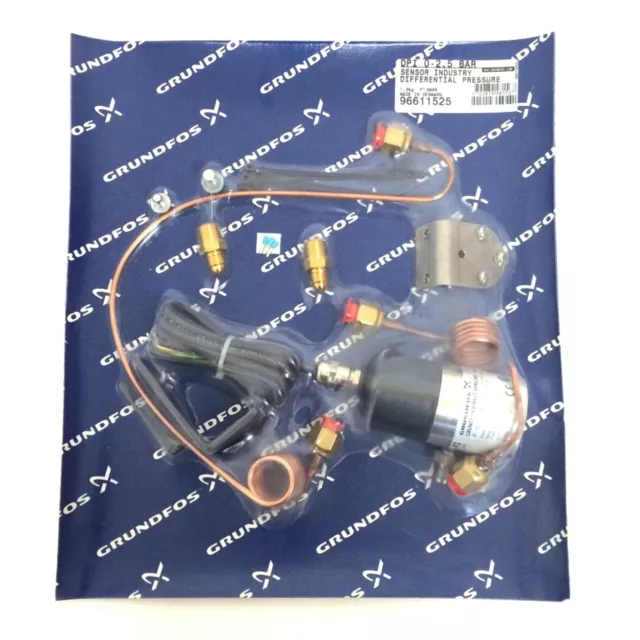 GRUNDFOS DIFFERENTIAL PRESSURE SENSOR KIT DPI INDUSTRY 96611527 0-6 bar GENUINE