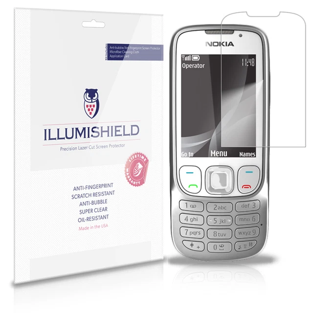 iLLumiShield Anti-Bubble/Print Screen Protector 3x for Nokia 6303i Classic