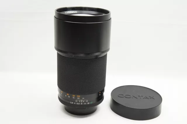 CONTAX Carl Zeiss Sonnar T* 180mm F2.8 MMJ Lens for CY Mount #230907a