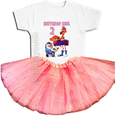 T.O.T.S. Party 2nd Birthday Pink Tutu Outfit Personalized Name option